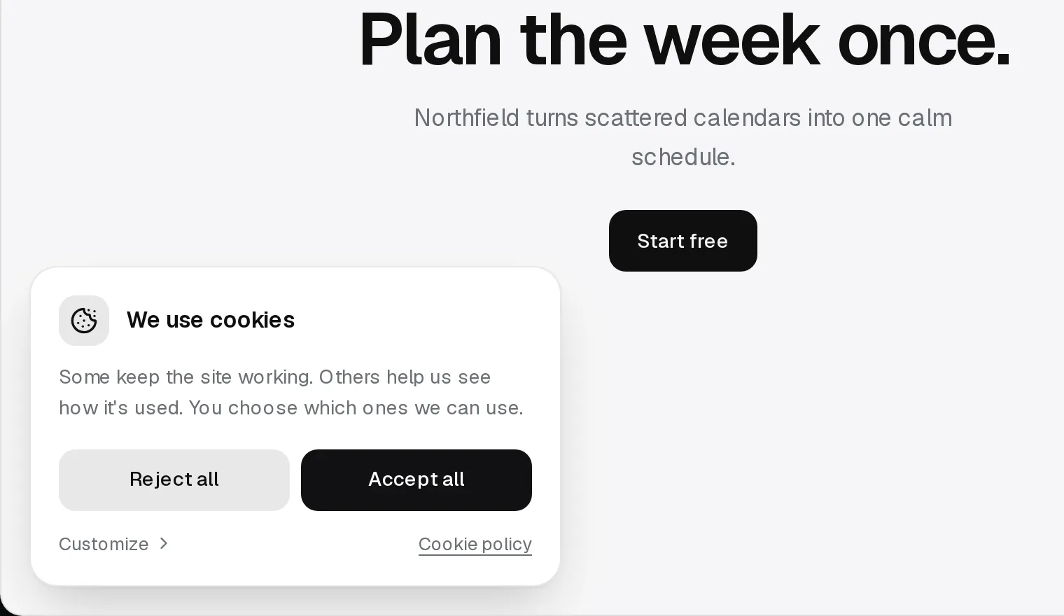 Cookie Consent preview